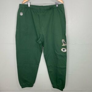 OVO X‎ NFL Green Bay Packers Sweatpants Sz 3XL